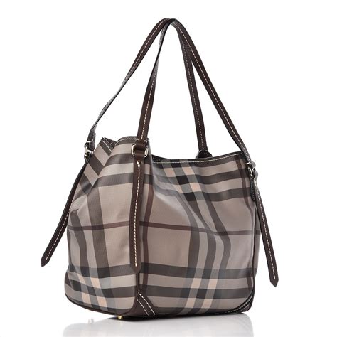 burberry smoked check small canterbury tote|canterbury burberry bag.